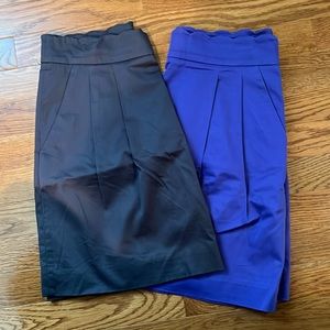 J. Crew Mini Skirt Bundle-purple & navy!